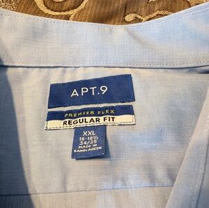 Men's Apt. 9 XXL 18-18.5 Flex Regular Fit Dress Shirt